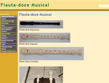 Tablet Screenshot of flauta-docemusical.flauta-doce.net